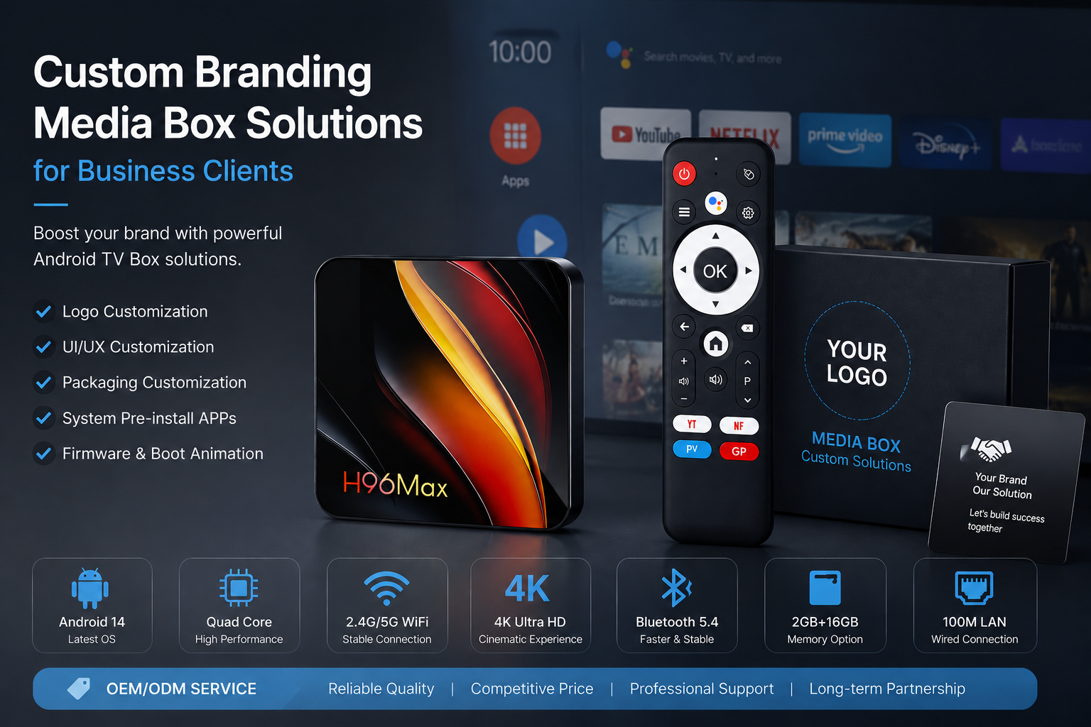 Custom Branding Media Box Solutions for Business Clients