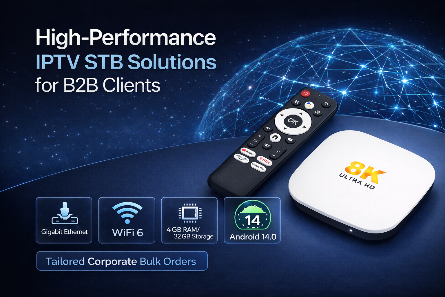 High-Performance IPTV STB Solutions for B2B Clients