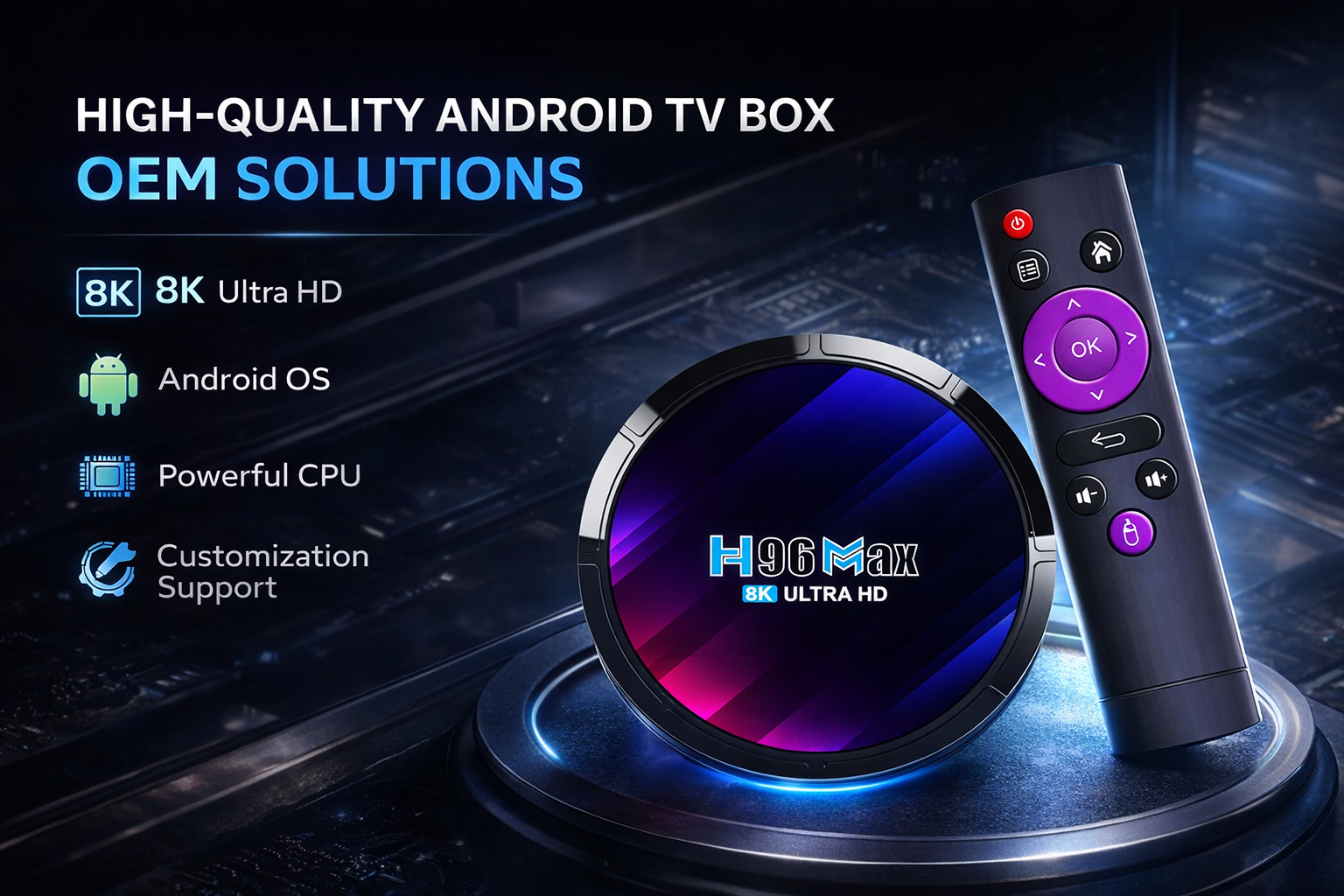 High-quality Android TV Box OEM solutions