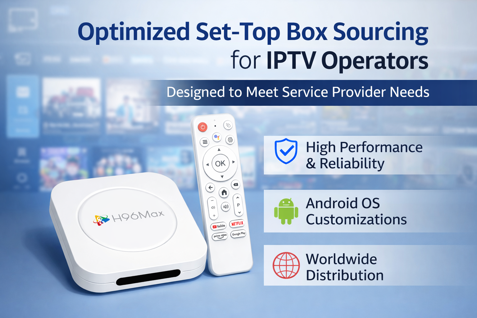 Optimized set-top box sourcing for IPTV operators