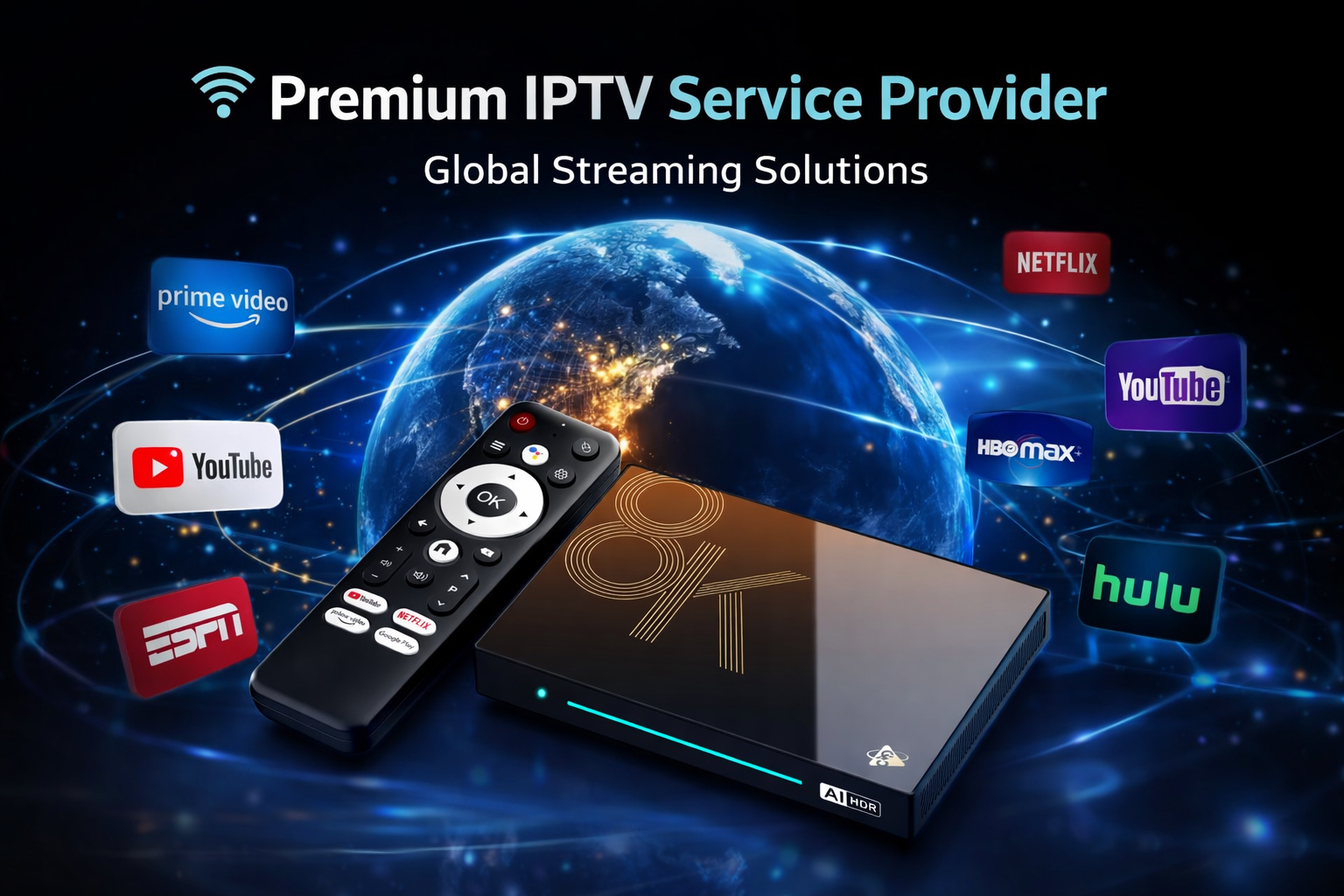 Premium IPTV service provider for global streaming solutions