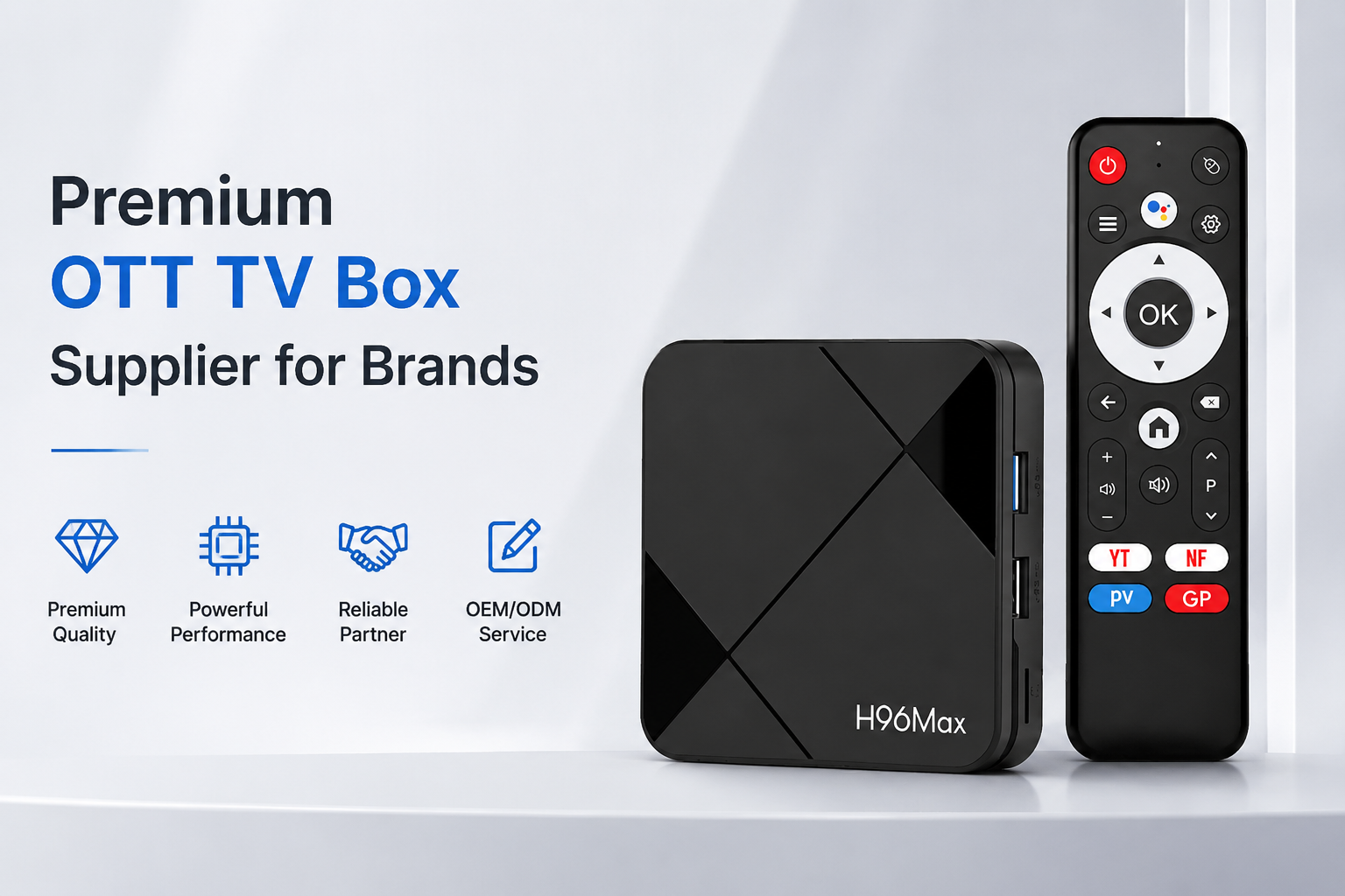 Premium OTT TV Box Supplier for Brands