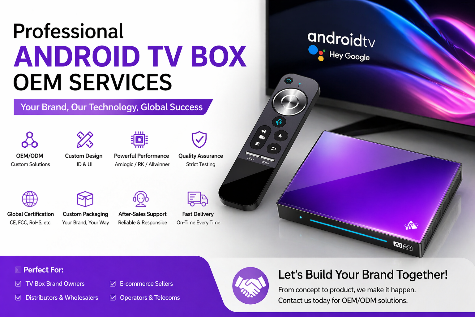 Professional Android TV Box OEM Services
