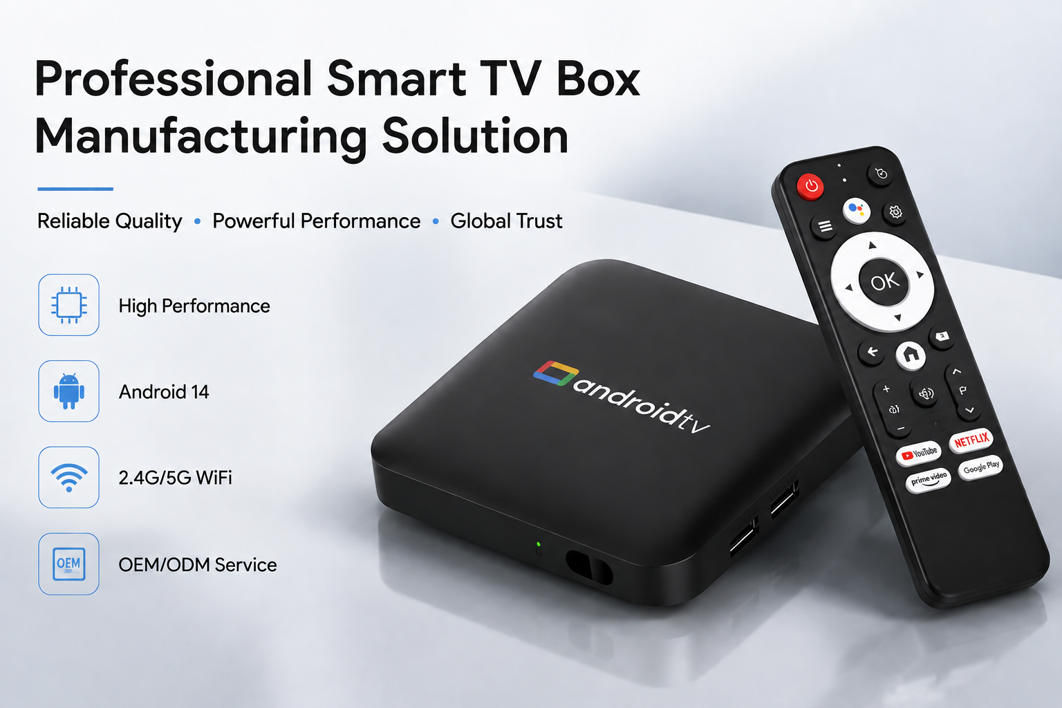 Professional Smart TV Box Manufacturing Solution
