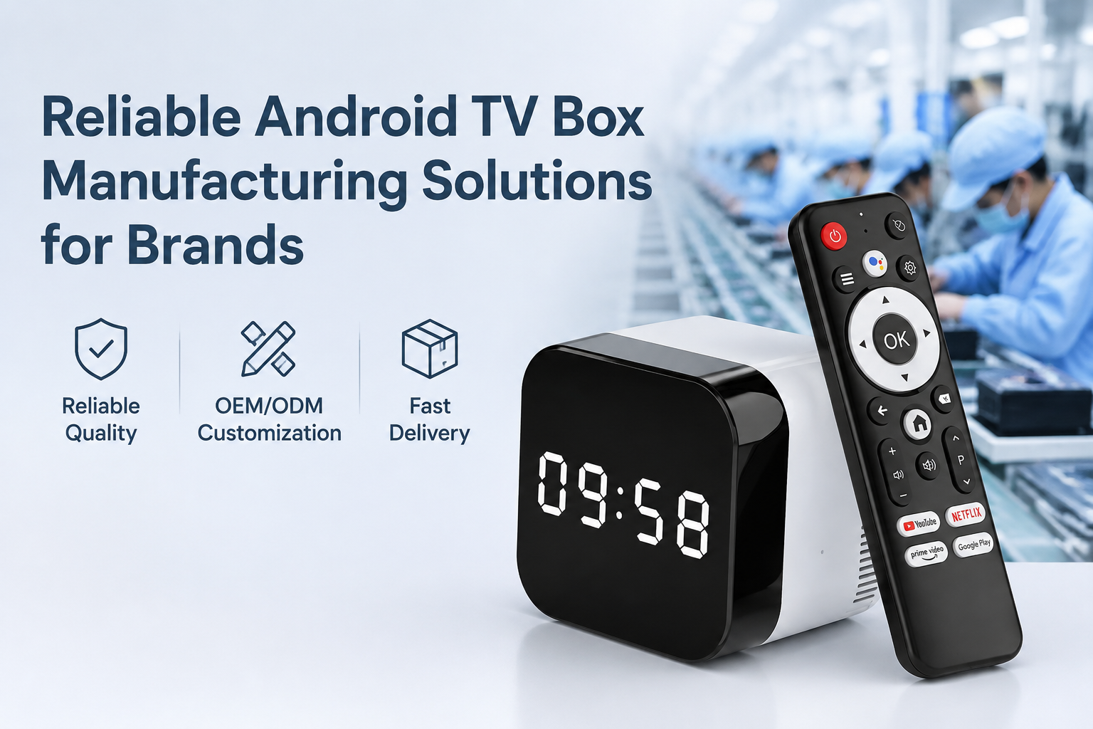 Reliable Android TV Box Manufacturing Solutions for Brands