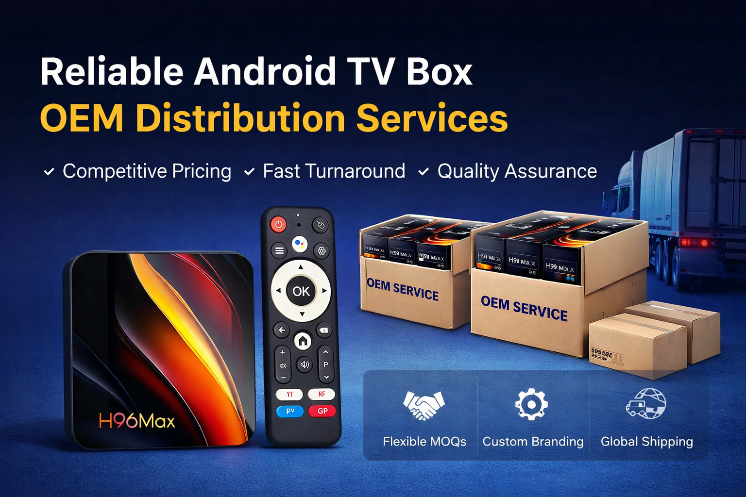 Reliable Android TV box OEM distribution services