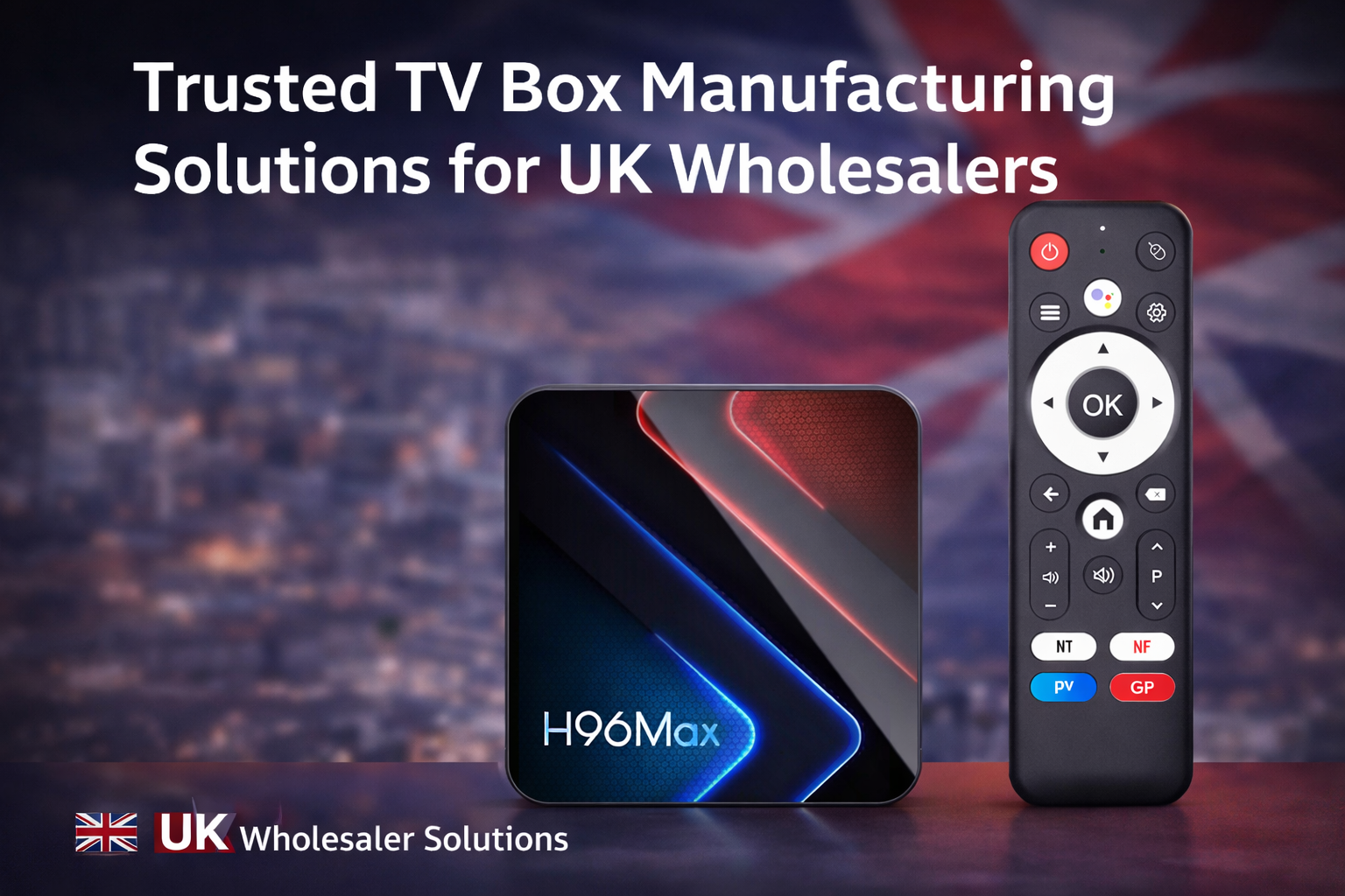 Reliable TV box manufacturer partnership for UK distributors