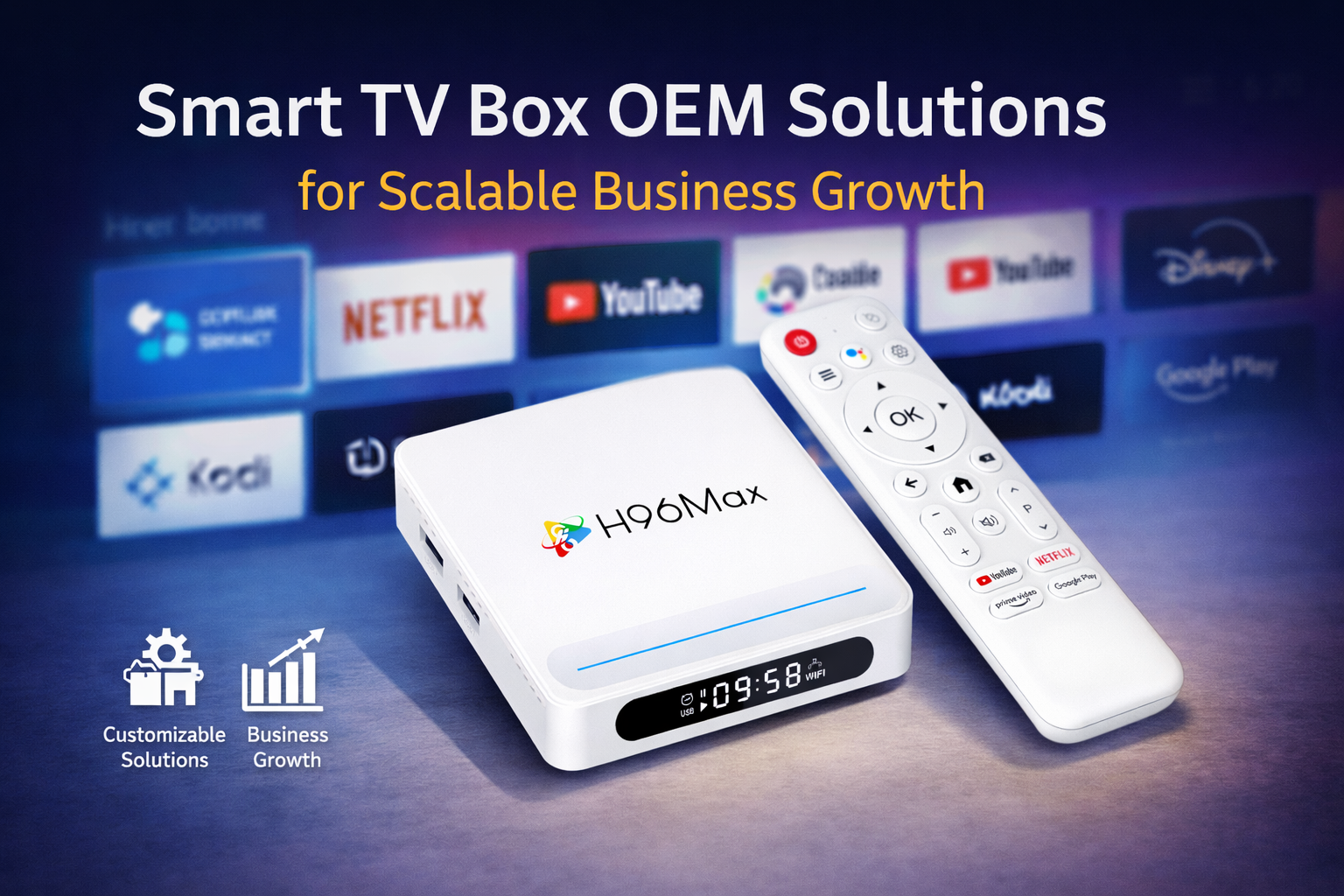 Smart TV box OEM solution for scalable business growth