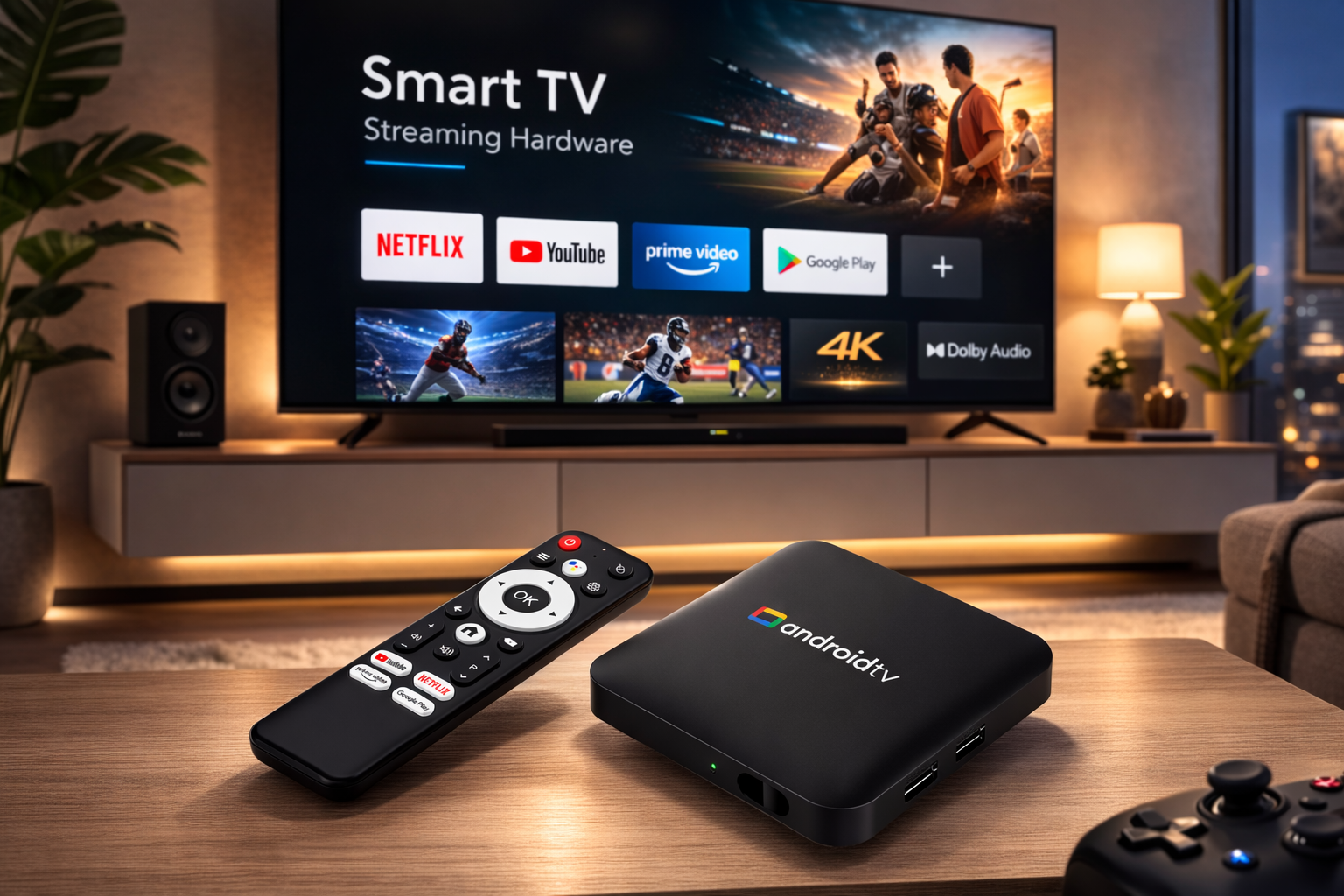 Smart TV streaming hardware for international markets