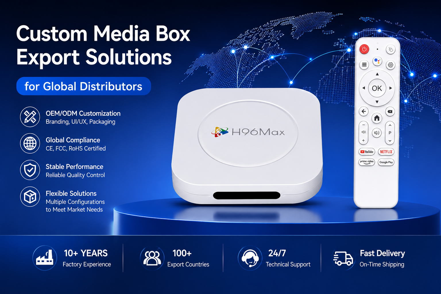 custom media box export solutions for global distributors