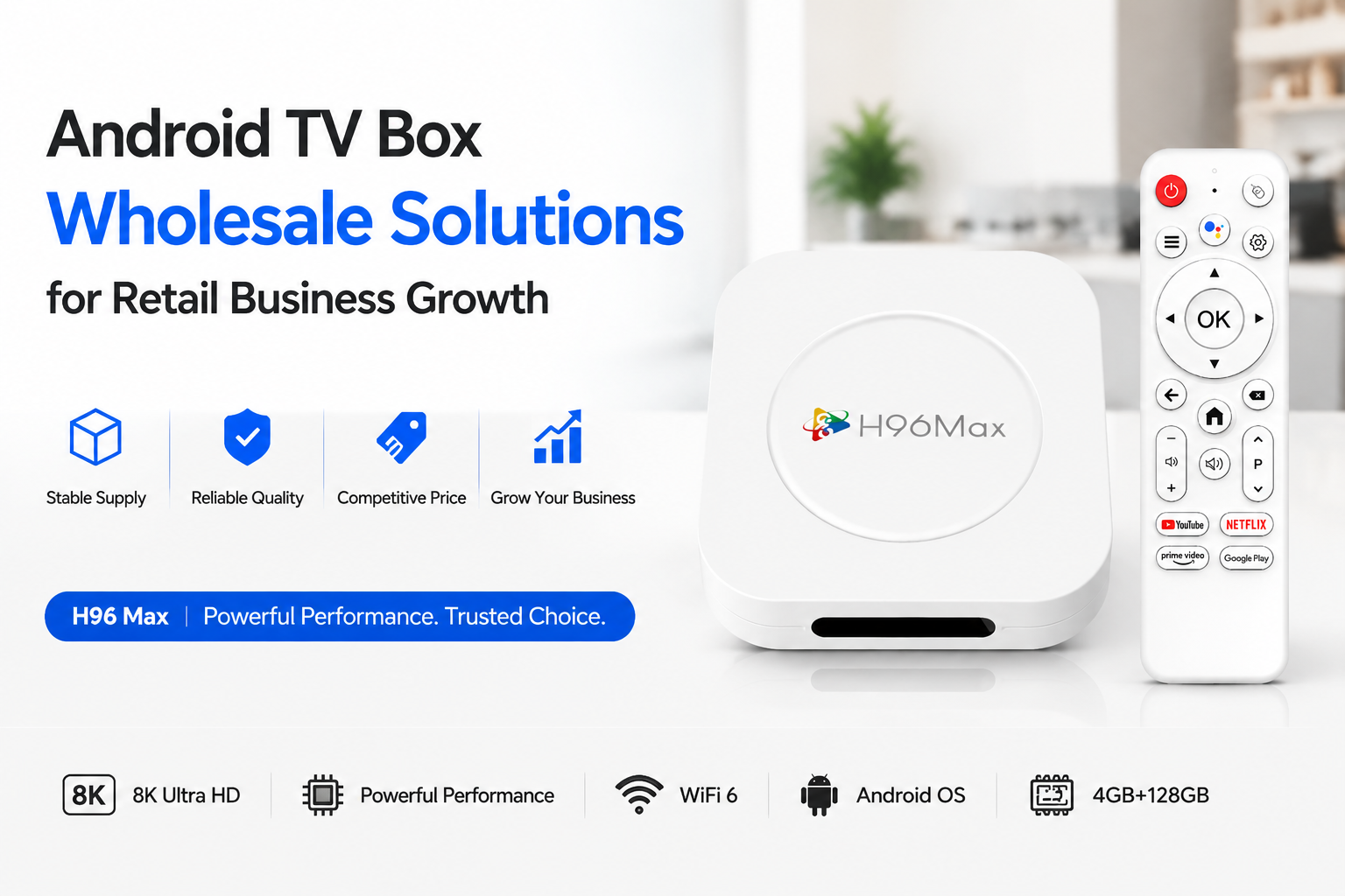 Android TV Box Wholesale Solutions for Retail Business Growth
