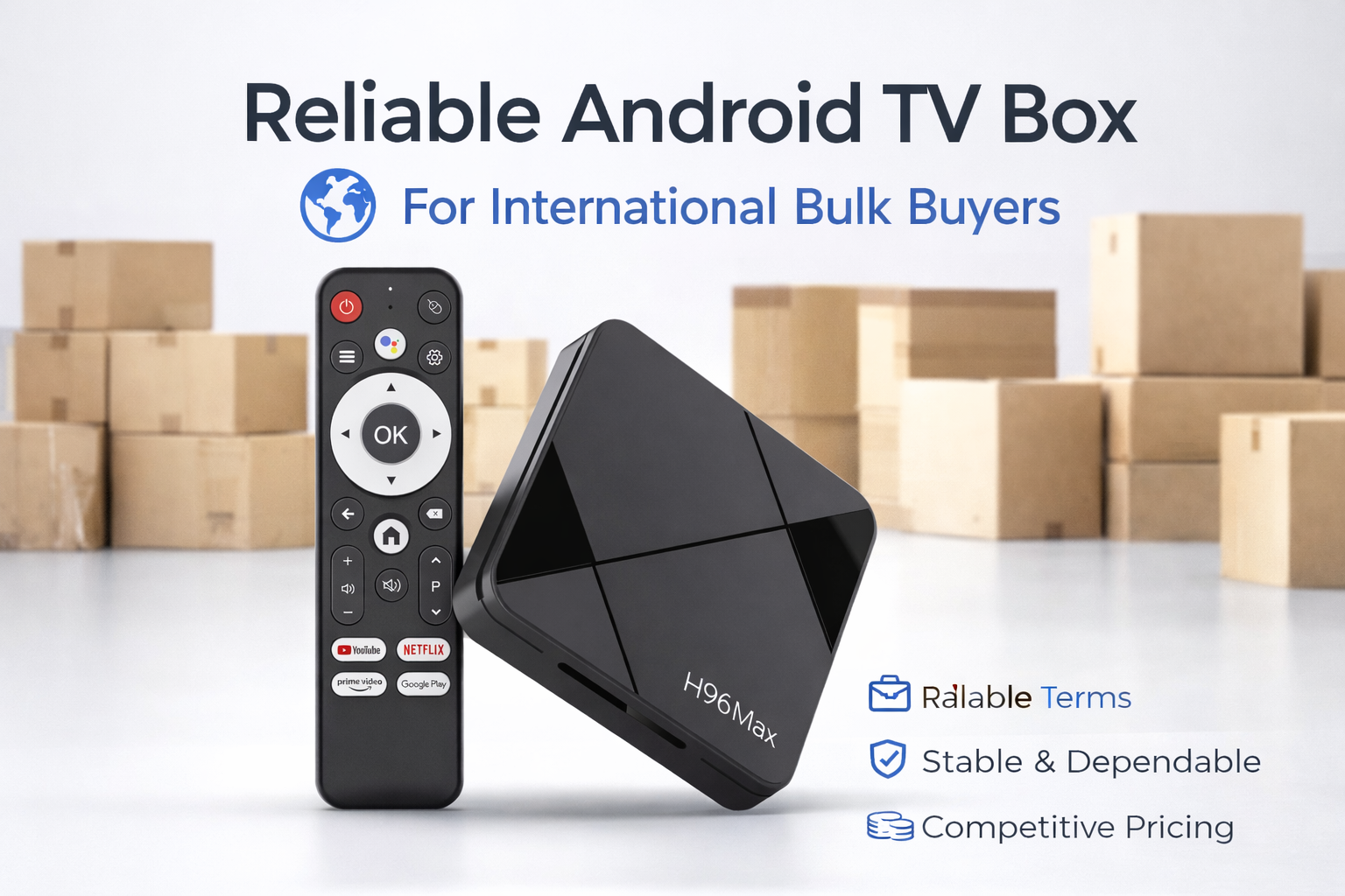  Reliable Android TV Box for international bulk buyers