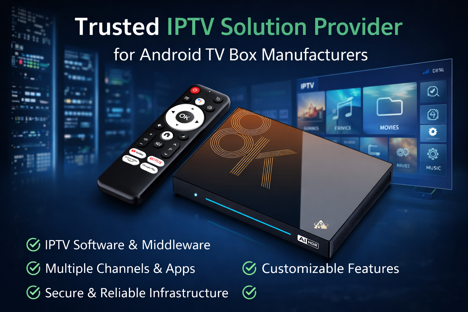 Android TV Box IPTV solution provider risk guide