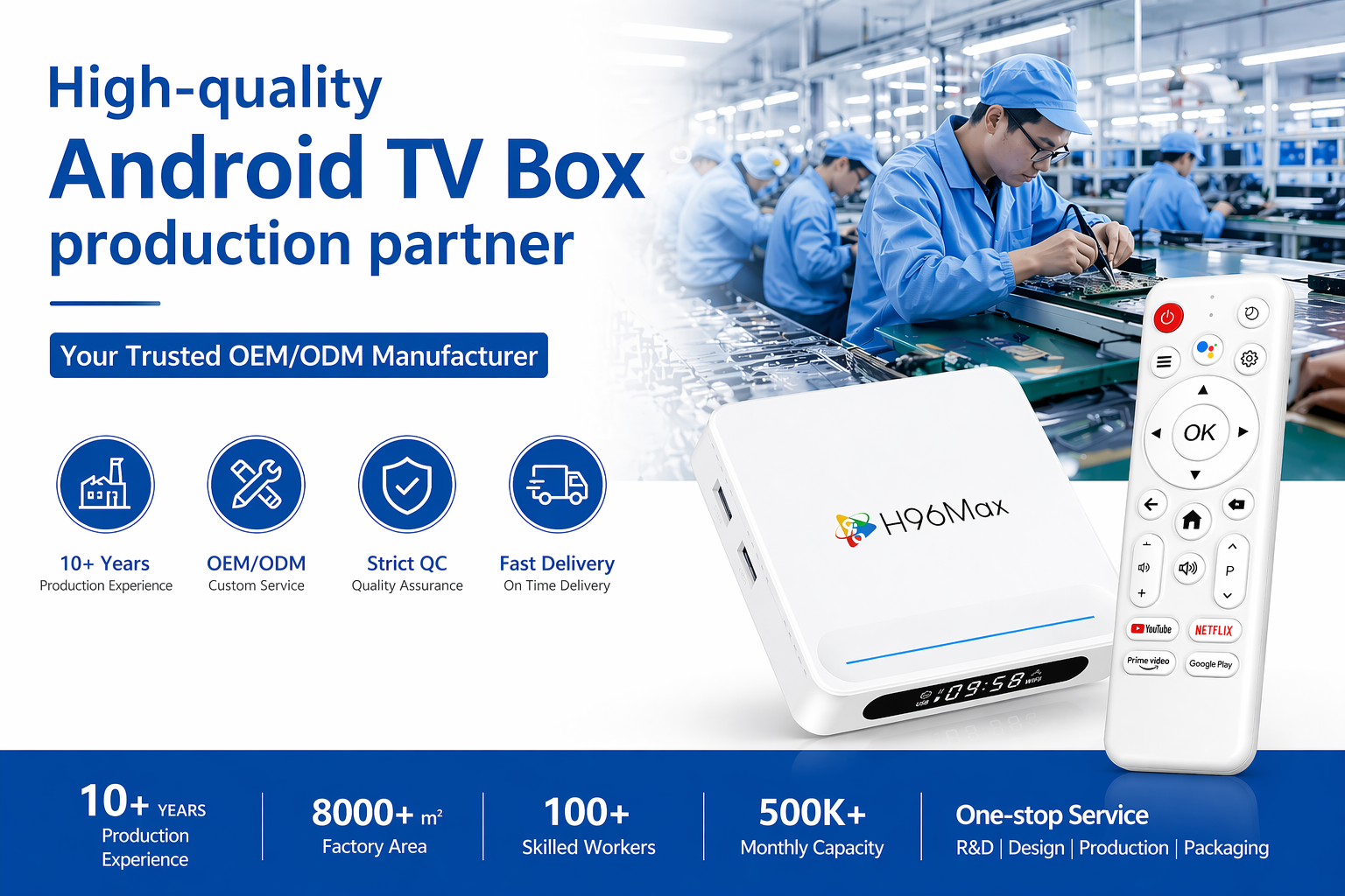High-quality Android TV Box production partner