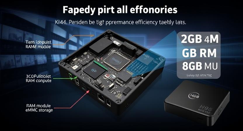 Android TV Box chipset and RAM performance diagram Android TV Box chipset and RAM performance diagram