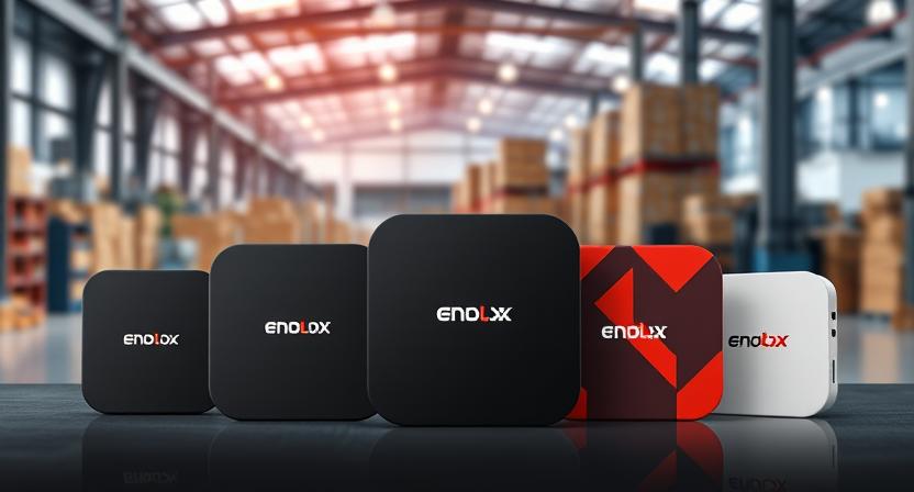 Corporate teamwork with TV box manufacturer