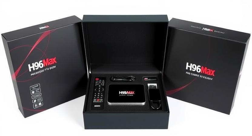 Custom branded packaging for Android TV box with gift box and accessories