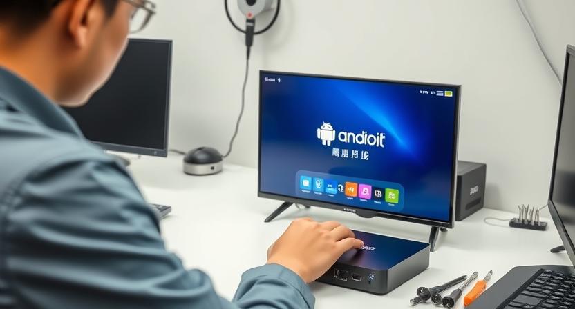Customized Android TV box firmware with branded boot logo and launcher. Customized Android TV box firmware with branded boot logo and launcher.