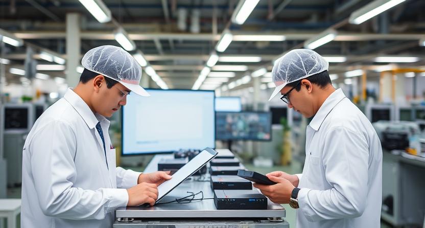 Factory audit in Shenzhen Android TV Box assembly line Factory audit in Shenzhen Android TV Box assembly line