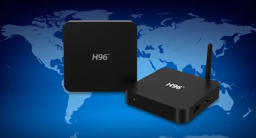Global distribution of H96 Max Android TV Boxes illustrated on a world map