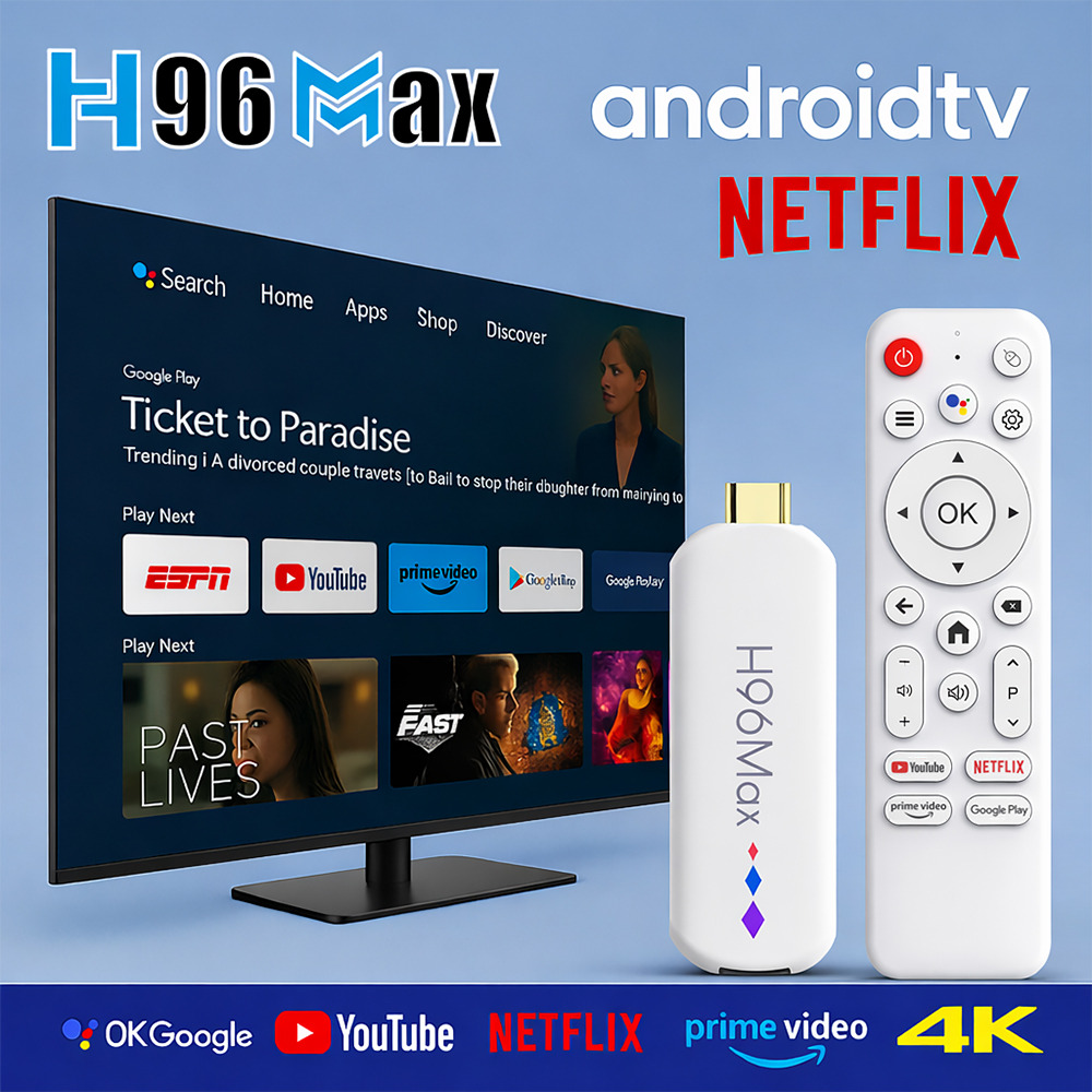 H96 Max M20 Android 14 4K Quad-Core TV Stick 2GB 16GB Dual WiFi Streaming Device Manufacturer