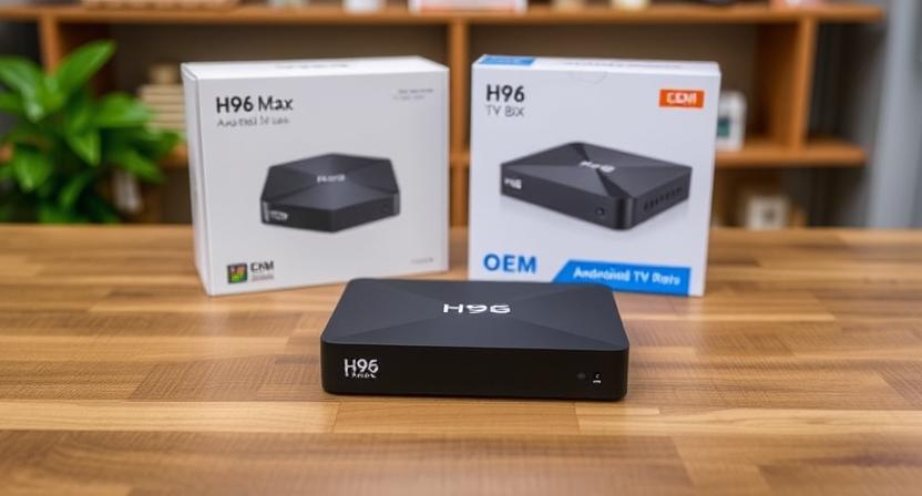 H96 Max Android TV Box with OEM customization and factory branding
