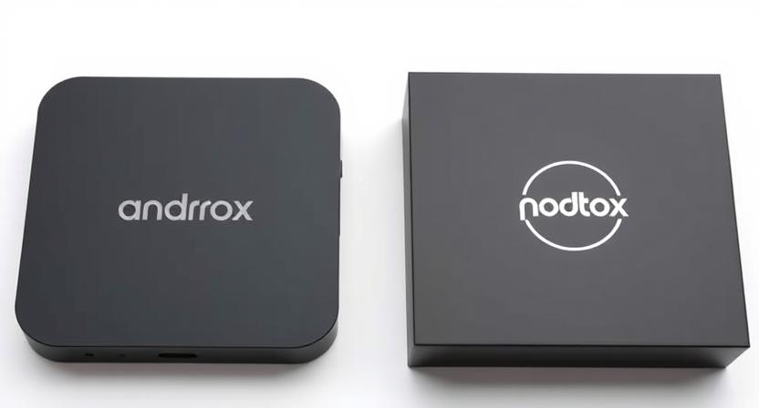 Side-by-side comparison of generic TV box vs branded Android TV box