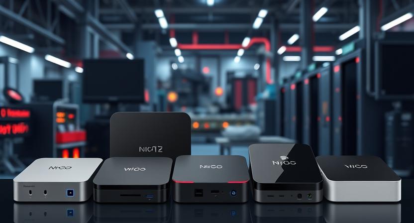 Smart TV box with business cooperation theme