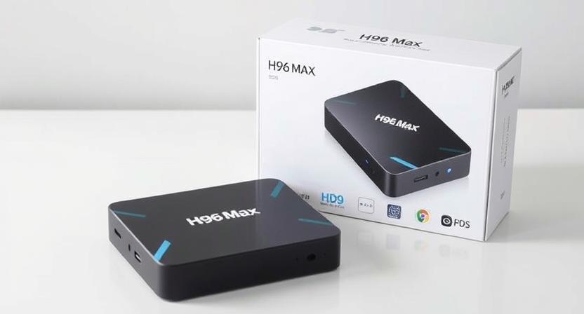 Customized H96 Max Android TV box with printed logo and packaging Customized H96 Max Android TV box with printed logo and packaging