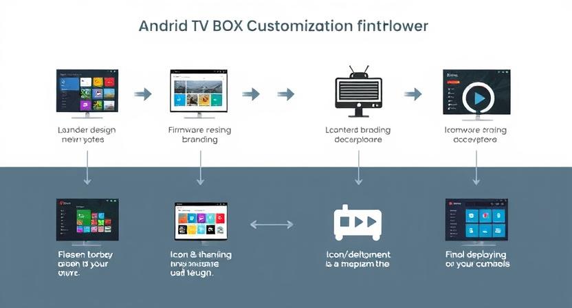 UI customization workflow diagram for Android TV Box UI customization workflow diagram for Android TV Box