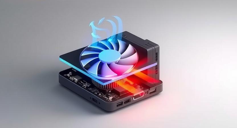 Internal fan integrated inside high-performance Android box Internal fan integrated inside high-performance Android box