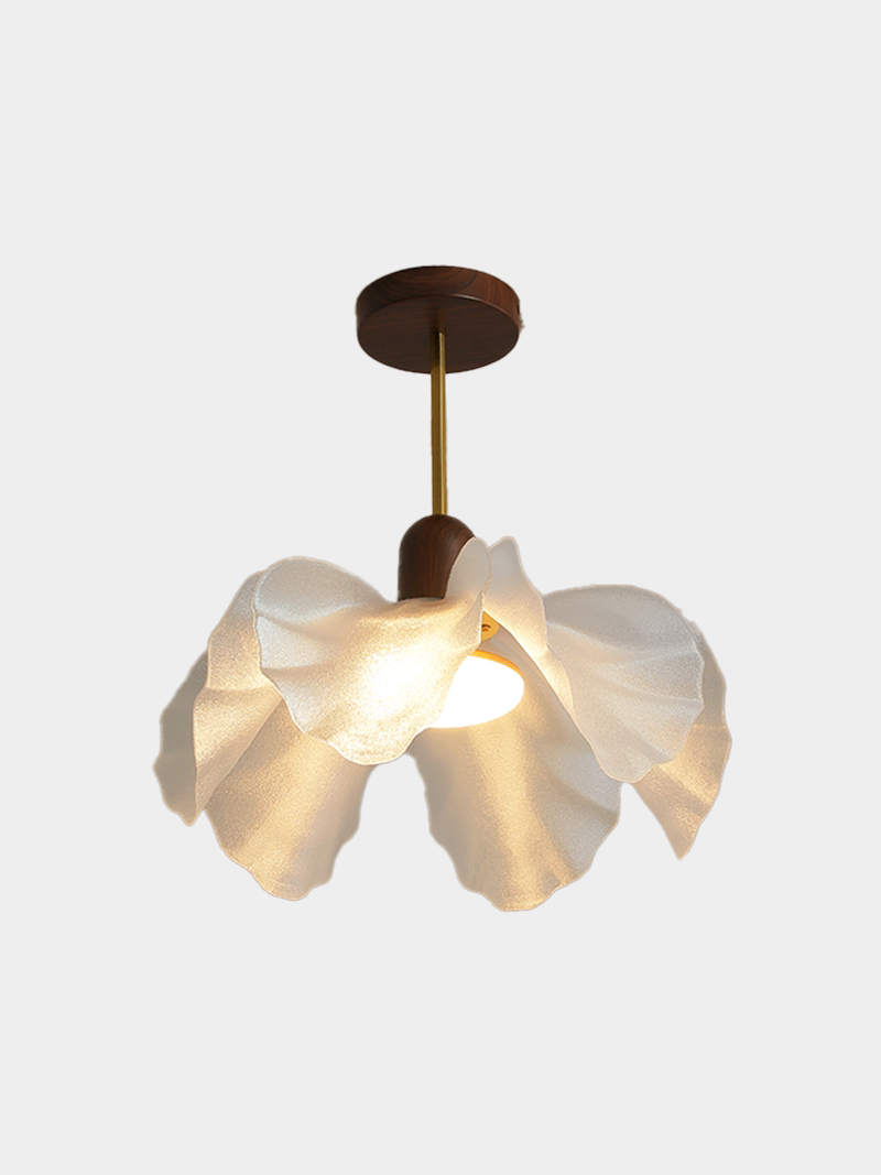 Modern Leaf Petal 3D Printed Ceiling Pendant Light Artistic Lamp