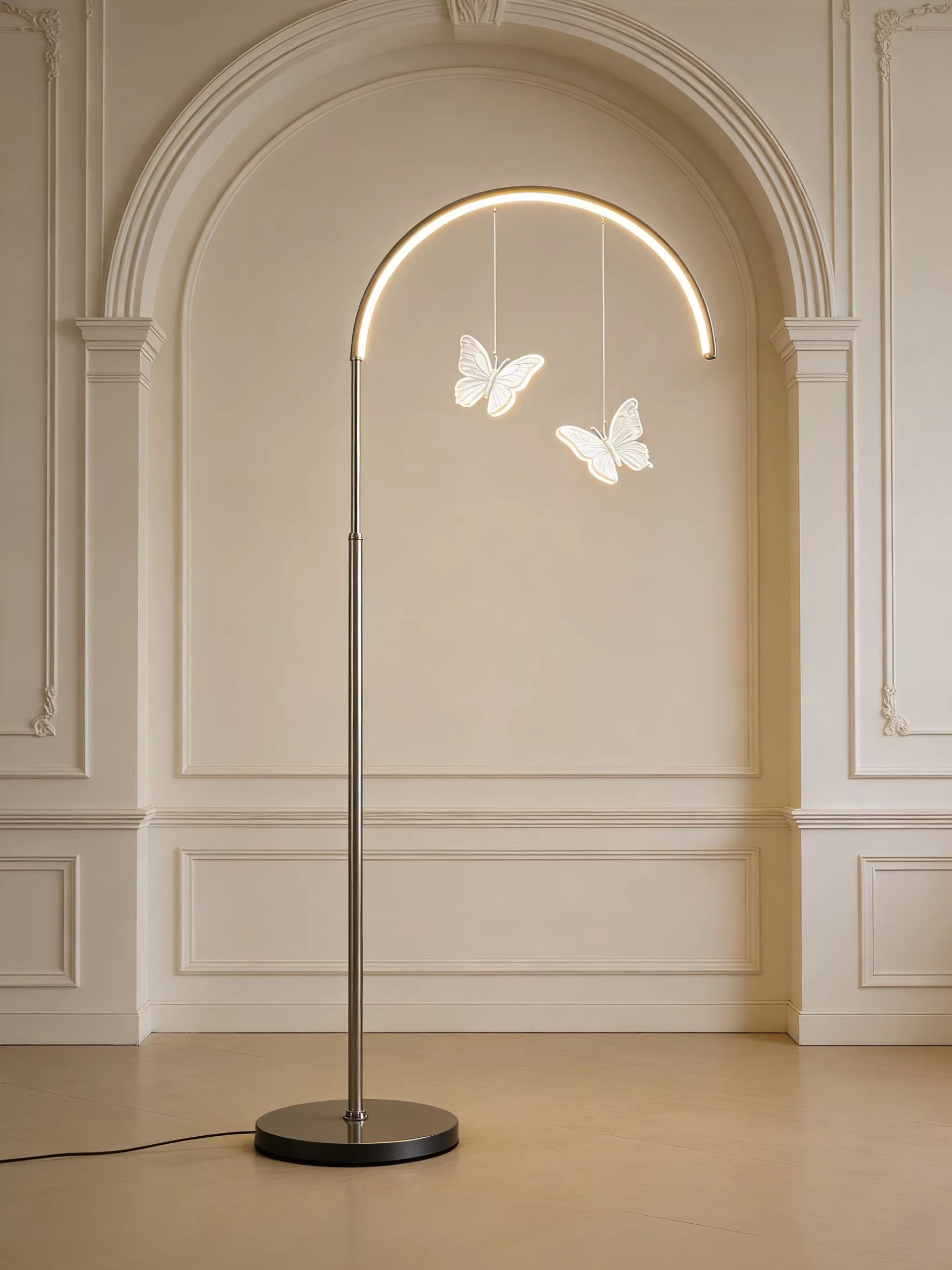 Butterfly Arc LED Floor Lamp
