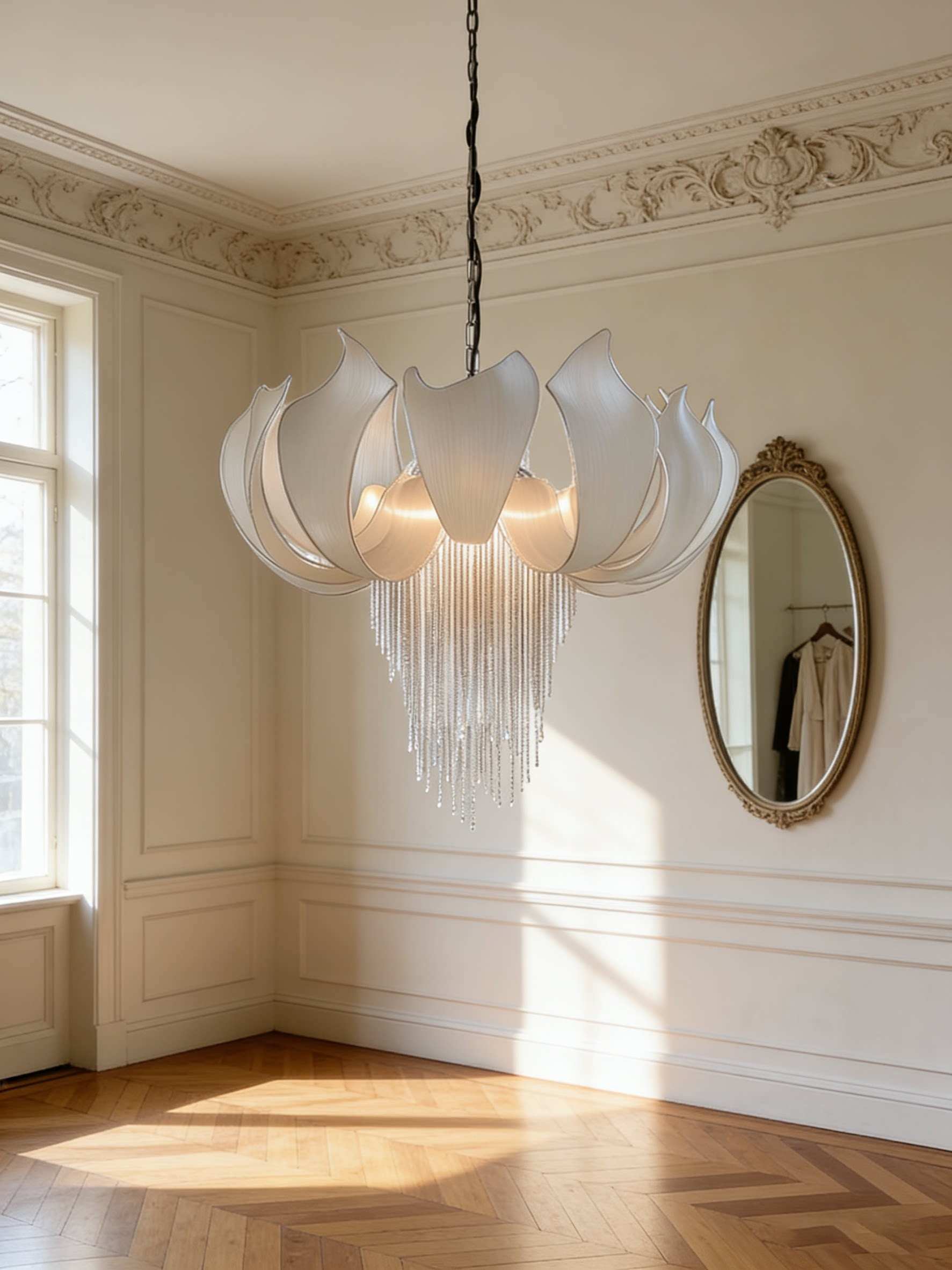 Elegant Bloom 3D Printed Chandelier