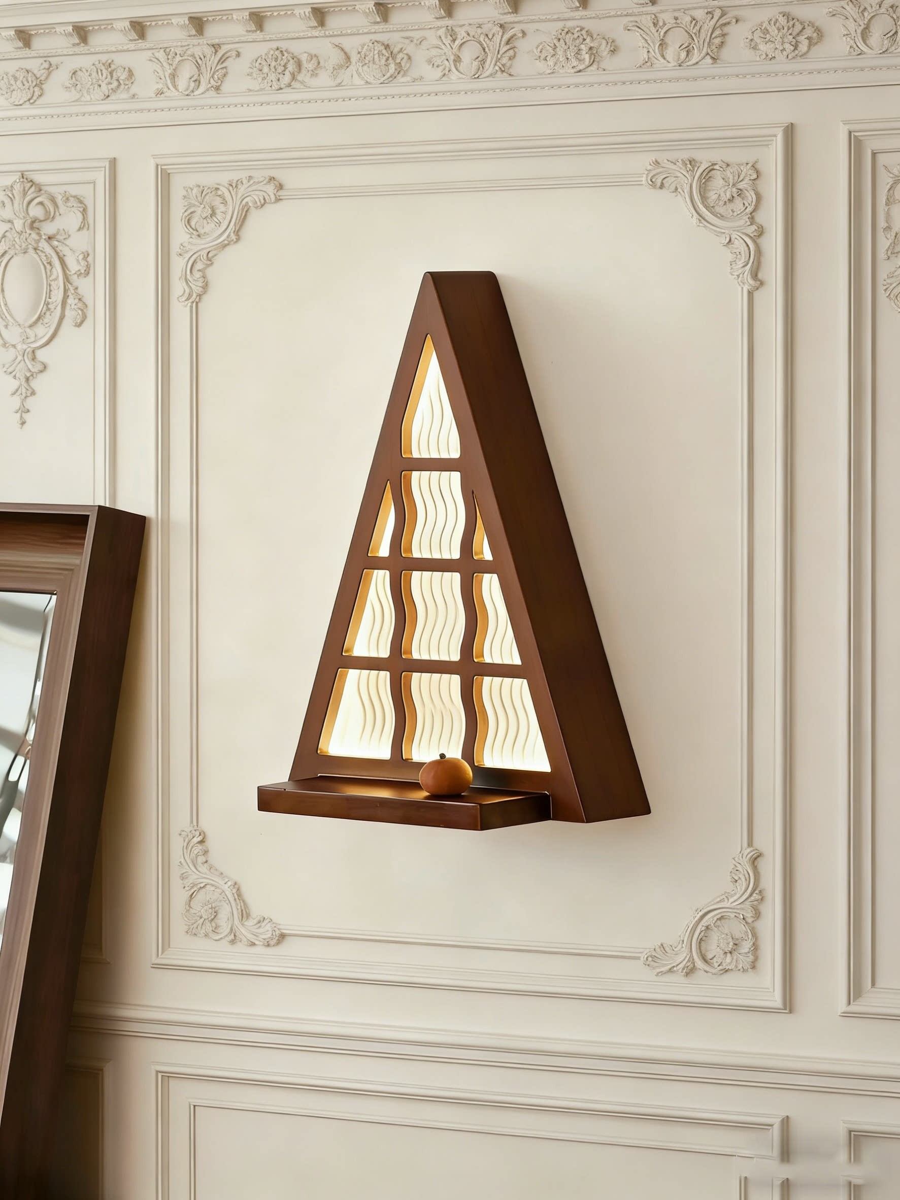 3D Printed Triangular Window Wall Lamp
