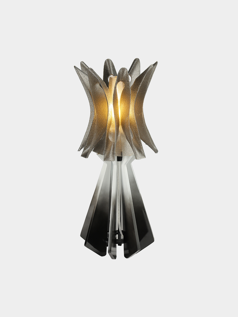 3D Printed Modern crystal shape Geometric Table Lamp