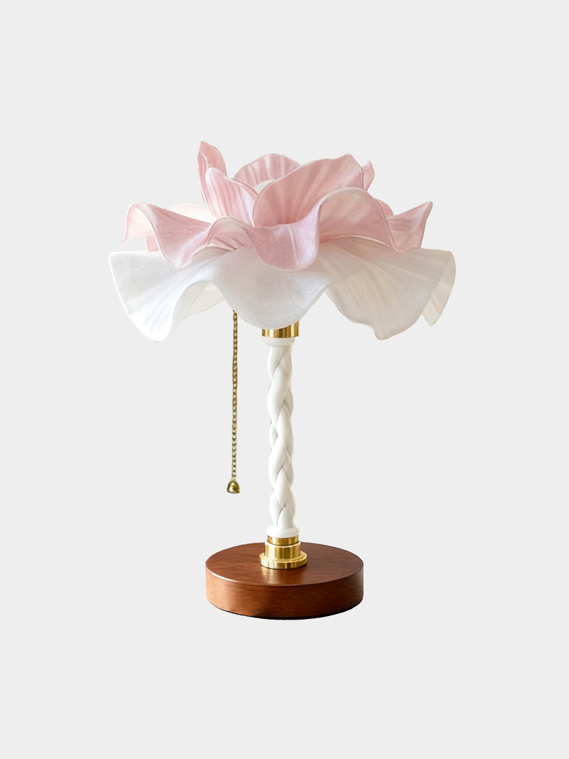 Floral 3D Printed  Table Lamp Decorative Modern Light