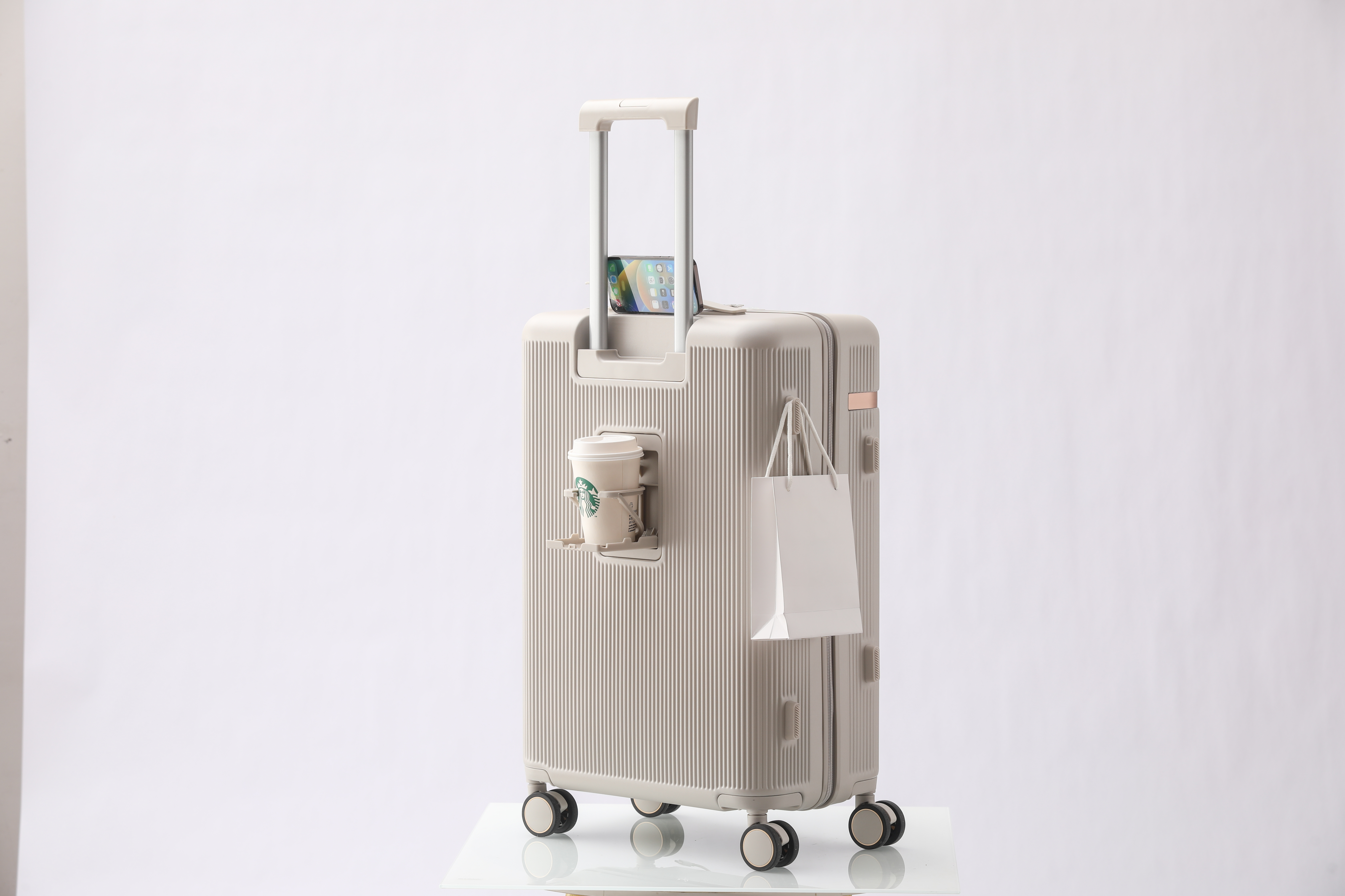 Lightweight Expandable Hard Shell Spinner Carry On Luggage
