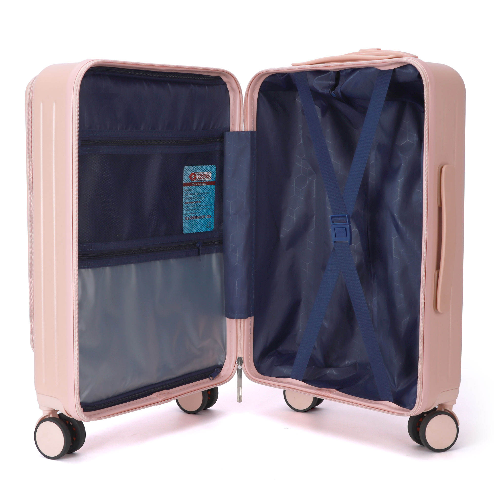 OEM Lightweight Durable Hard Shell Carry-On Suitcase with Silent 360° Spinner Wheels