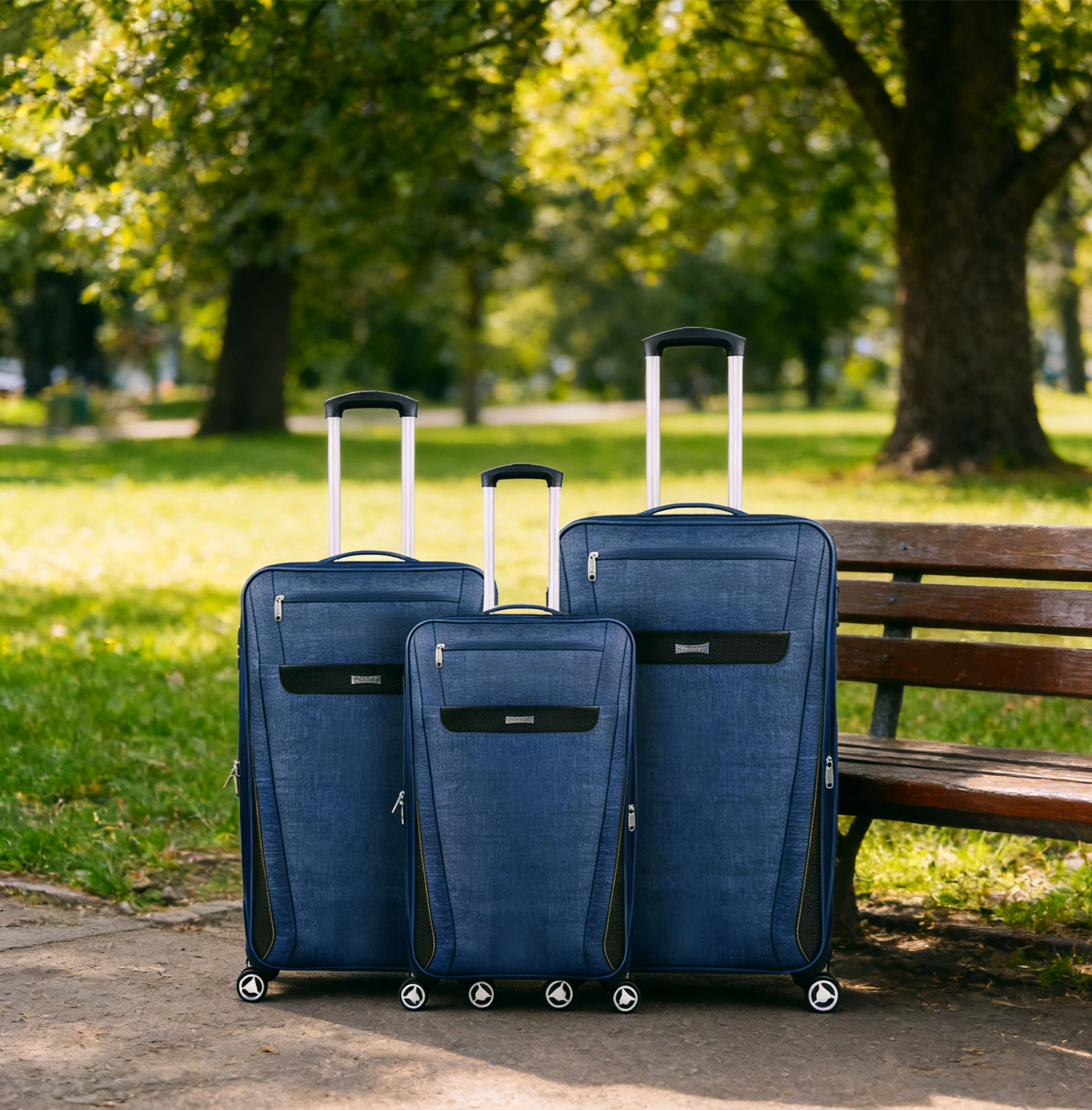 3-Piece Travel Lightweight Expandable Spinner Luggage set