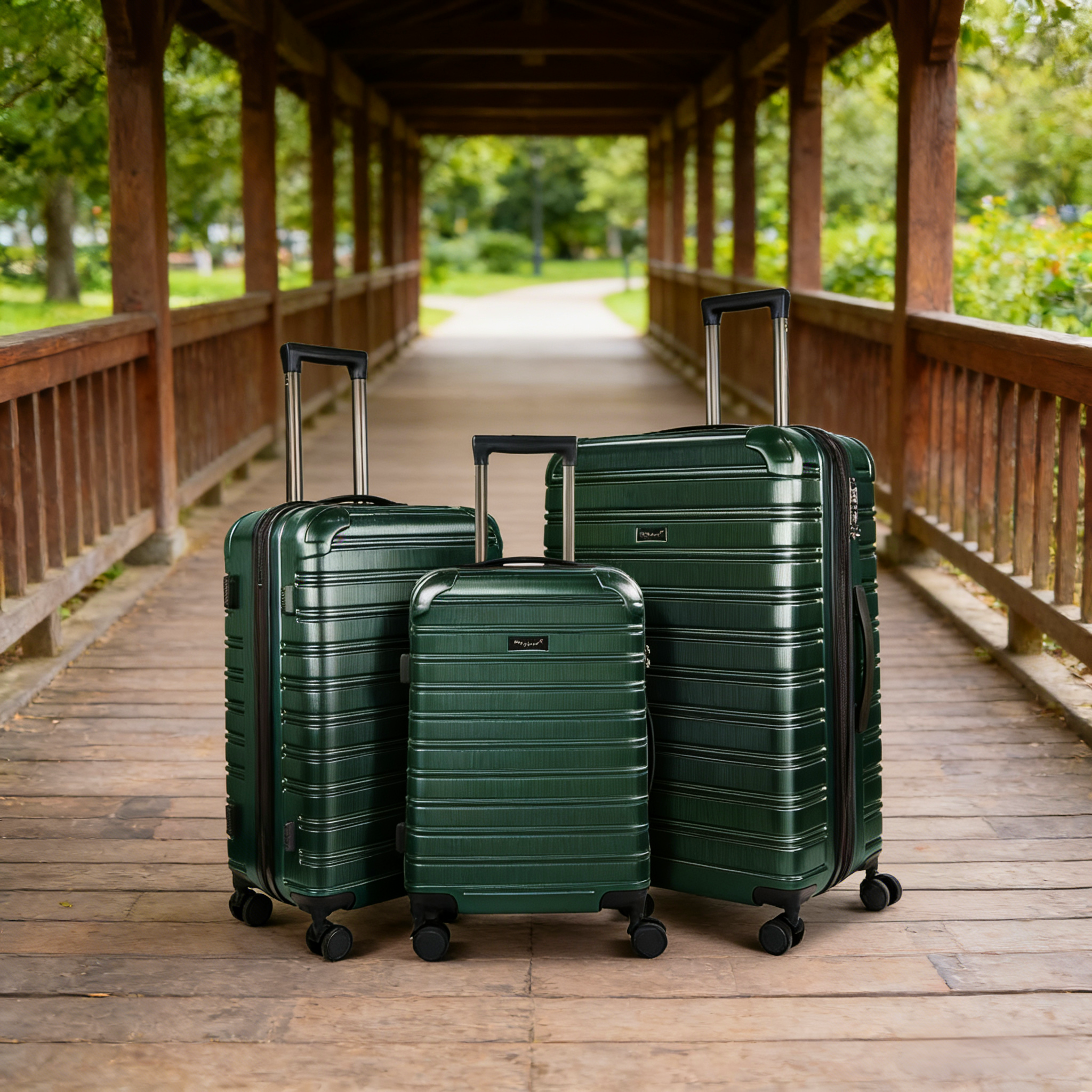 OEM 3-Piece Expandable Spinner Luggage Set with TSA Locks – Lightweight Hard shell Suitcase Manufacturer