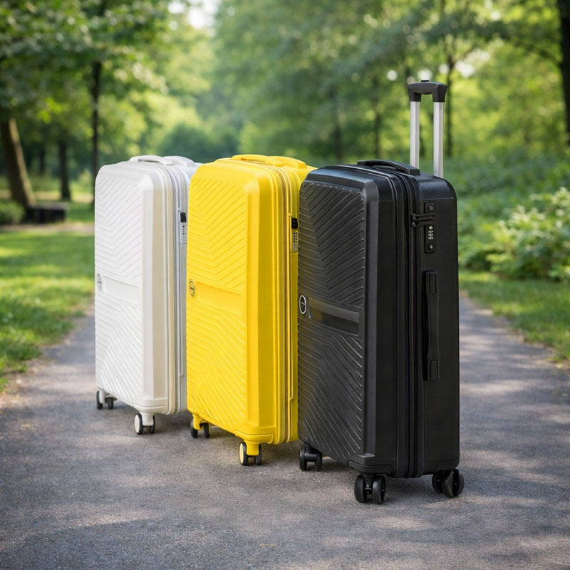 Factory Supply Lightweight 3-Piece Spinner Luggage Set with Hard Shell Protection