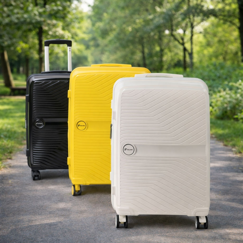 Factory Supply Lightweight 3-Piece Spinner Luggage Set with Hard Shell Protection