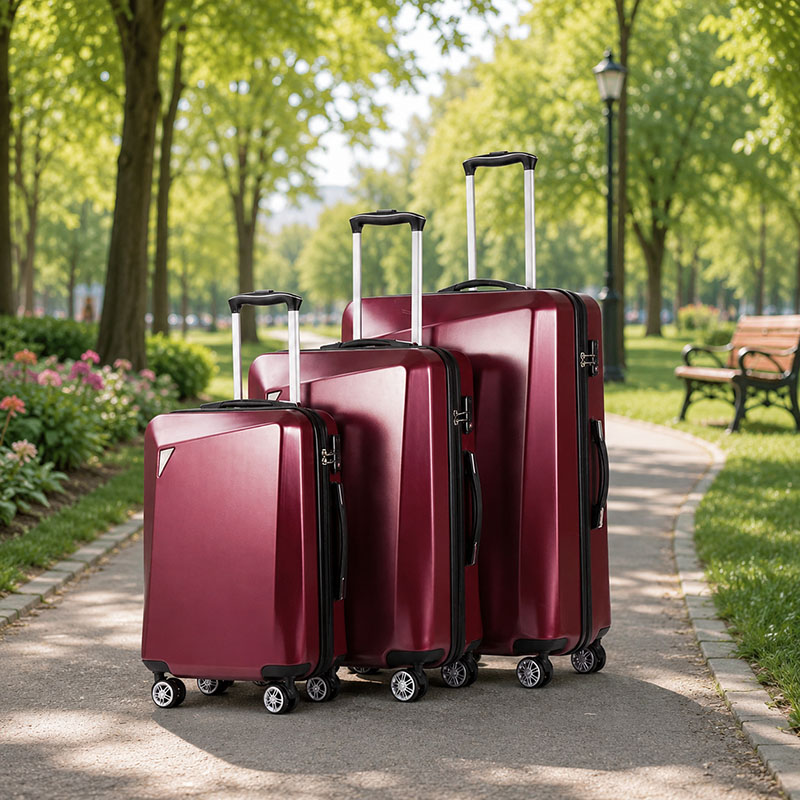 3 Piece Lightweight Hard Shell Luggage Set with Silent 360° Wheels – Custom OEM Suitcase Manufacturer