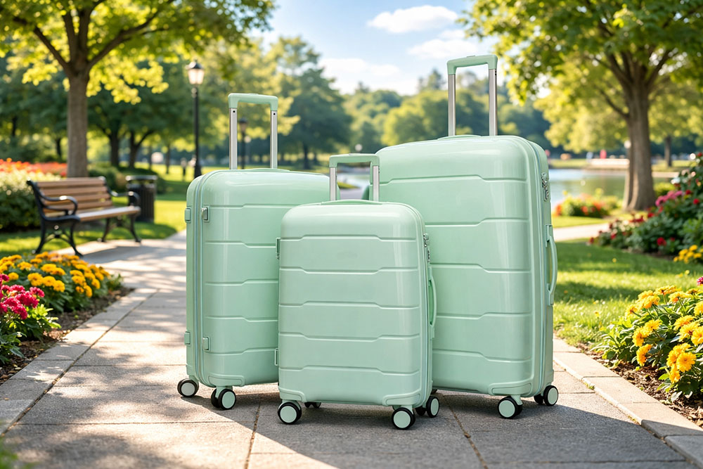 Expandable 3-Piece ABS Hardshell Luggage Set – Lightweight Durable Spinner Suitcases for Travel