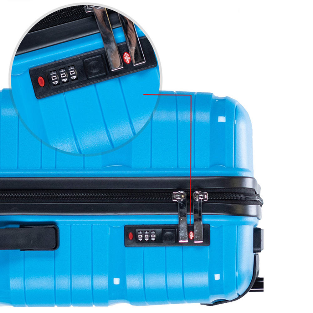 Custom Lightweight 3 Piece Hard Shell Luggage Set Manufacturer with Smooth Rolling Wheels and Flexible MOQ
