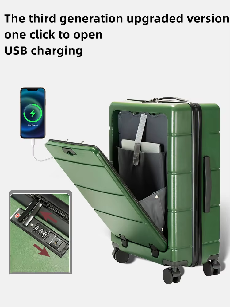 Classic Durable Travel suitcase,the third generation upgraded version,one click to open USB charging Classic Durable Travel suitcase,the third generation upgraded version,one click to open USB charging