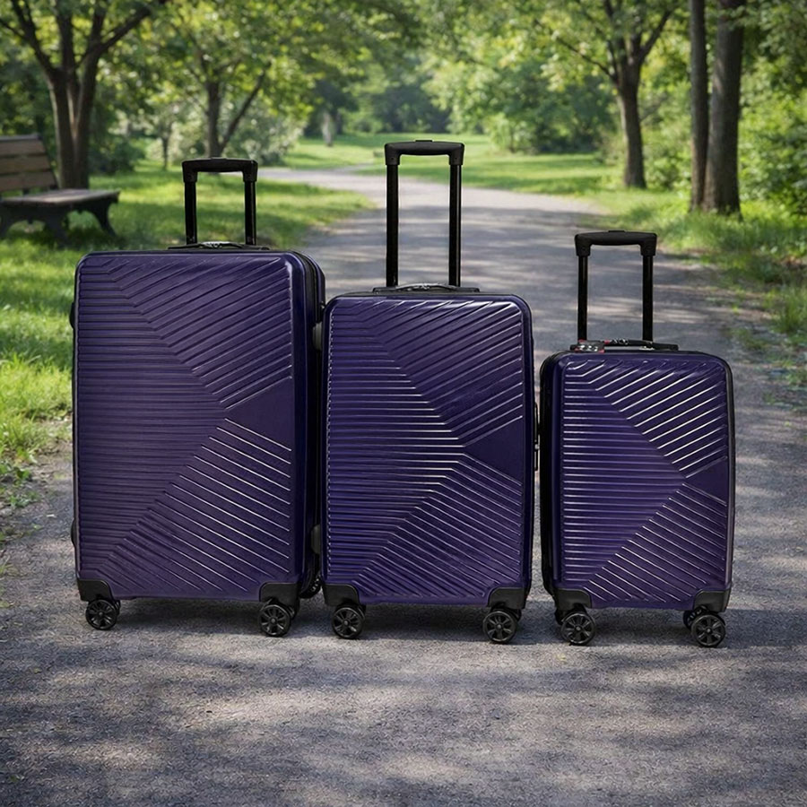 Premium Lightweight Hard Shell Luggage Set (3-Piece) – Durable, Smooth Rolling Travel Suitcases