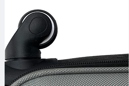 Travel Ready Lightweight Fabric 3-Piece Spinner Wheel Luggage