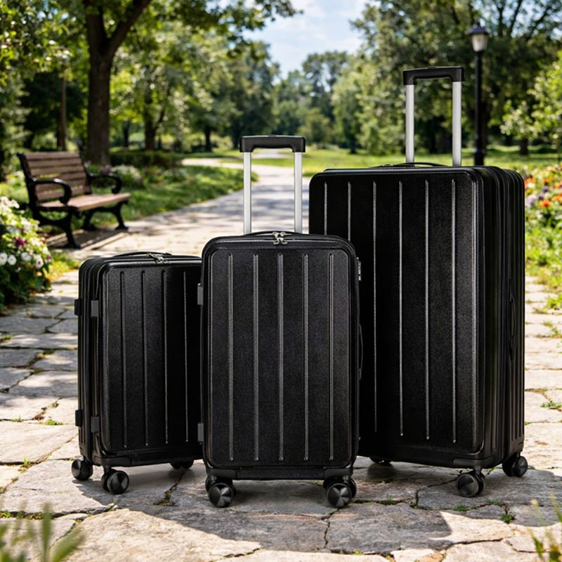 Hardside Spinner Carry-On Luggage with TSA Lock, Lightweight Polycarbonate Suitcase in black Hardside Spinner Carry-On Luggage with TSA Lock, Lightweight Polycarbonate Suitcase in black